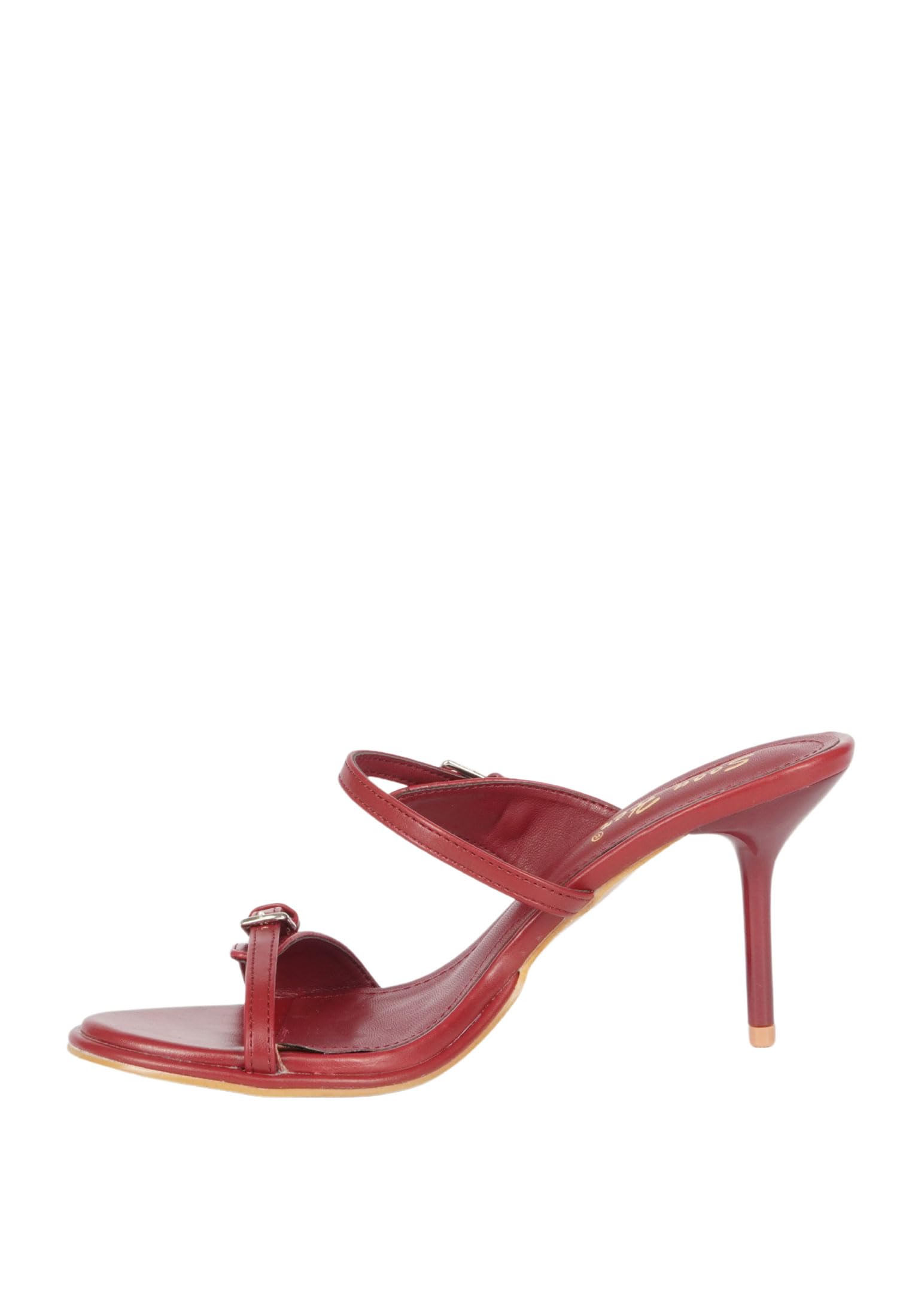 Ciabalù Sandali Donna Estive Eleganti con Tacco a Spillo 9cm Sandalo Sabot con Cinturino alla Caviglia Antiscivolo Sottopiede Morbido