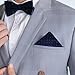 BESTYASH 2pcs Suit Pocket Squares Handkerchiefs for Men Fashionable Small Square Scarves present for Fathers Gentlemen Pocket Decoration