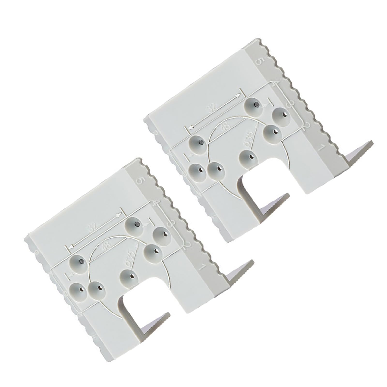 Kaeltsyn 2Pcs Door Jamb Hinge Jigs Retainer Cabinet Installation Point Fixed Plate For Pocket Drawer Garage Home Enduring Cabinet Installation Point Fixed Plate