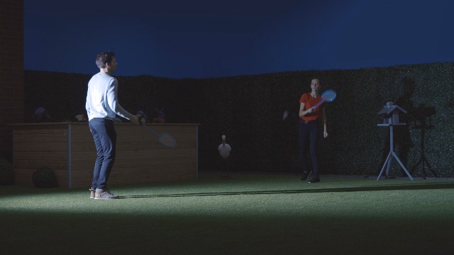 Volani Da Badminton, Set Da 12, Luce LED Rossa, HD 8,5X6,5 Cm, Plastica