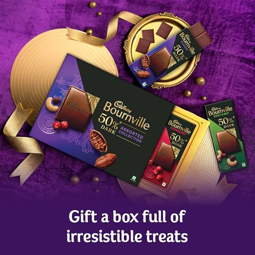 Image of Cadbury Bournville Dark Chocolate Assorted Collection Gift Pack,228 Grams (Pack of 2)