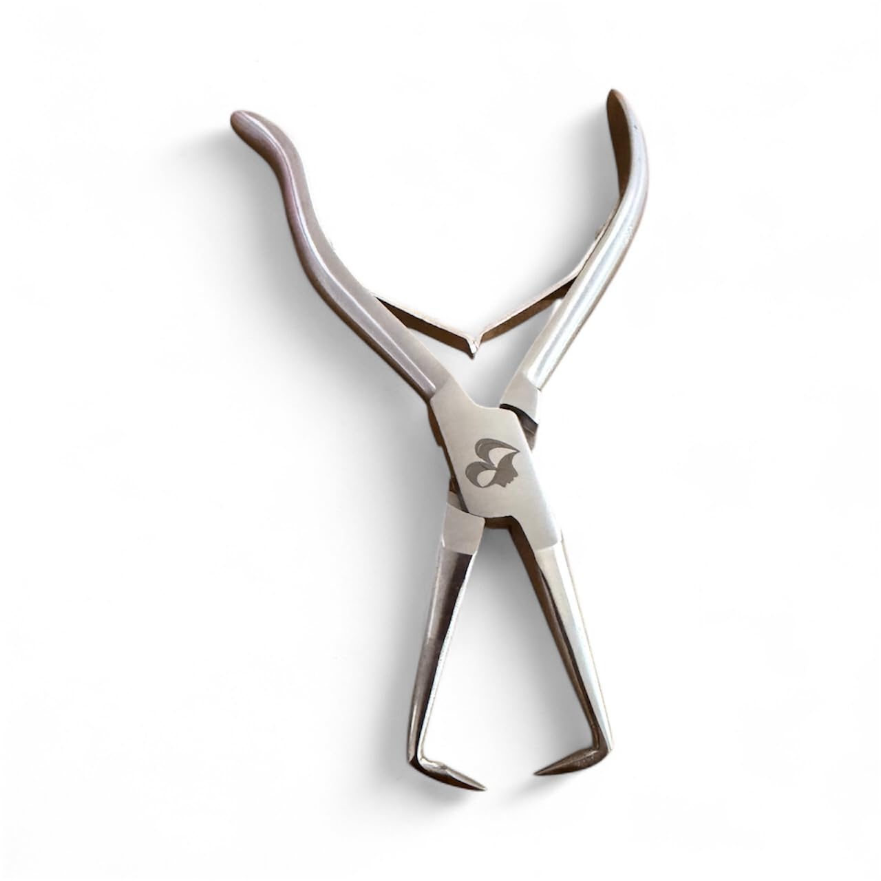 Hair Extension Beads Remover Curved Jaw Pliers Stainless Steel Precision Tool for Nano and Micro Links Microlink and Ring Extensions Work with Smooth