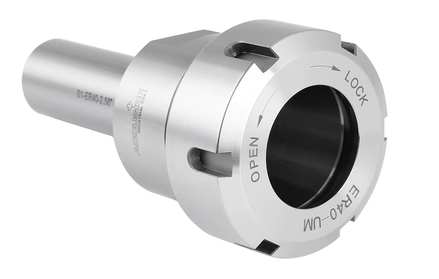 Accusize Industrial Tools ER16 Collet Chuck Extension Rod, 1.96 in. Shank Length, 3/4 in. Straight Shank Alloy Steel, 0223-0207 — Amazon image 11