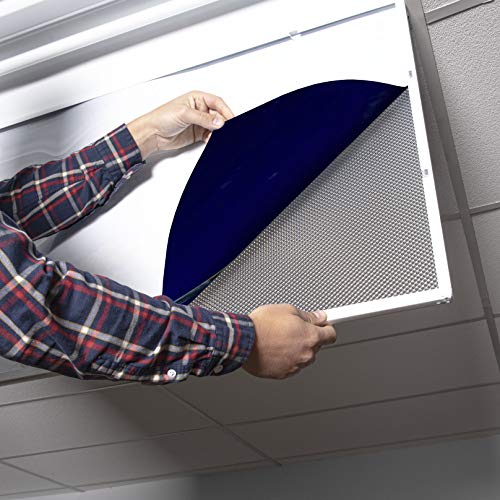 Image of Fluorescent Light Cover for Classroom Ceiling Lights - Premium Backlit Film Insert 2x4 (22.38 inchx46.5 inch) Florescent Fixture (Pack of 1) School, Office, Sensory, Improve Focus, Eliminate Headache - Turtle