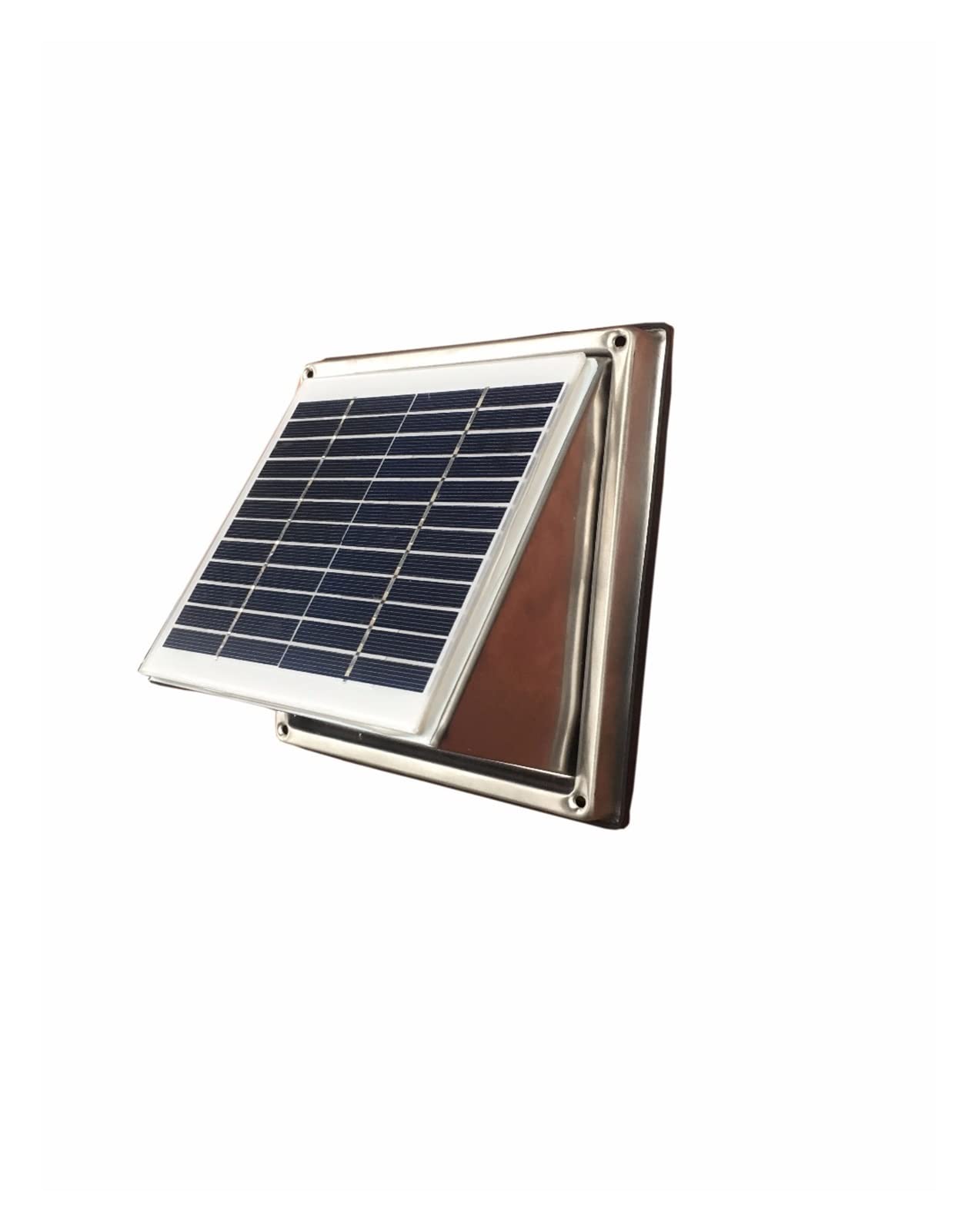 68cfm Ventilatore Da Parete Solare 2.5W Diametro Del Condotto Dell'aria In Acciaio Inossidabile 120mm Il For Capannone Ha Bisogno Di Una Forte Luce For Funzionare,Facile manutenzione