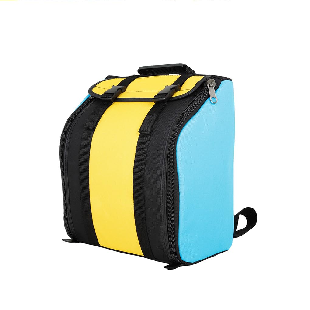 Mochila portátil de acordeón de 22 Teclas, Bolsa de Almacenamiento de Tela Oxford de Hombro Ajustable Reutilizable, Estuche de Transporte para acordeones para Principiantes