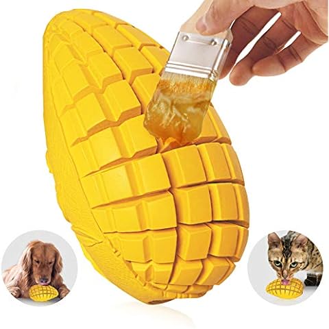 M.C.works Mango Dog Toys for Aggressive Chewer, Tough Dog Dental Chew Toy, Indestructible Dog Toys for Large Dogs, Puppy Toys Cat Toys Food Grade Cover