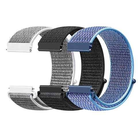 Harikiri 22 mm nylonowy pasek do Garmin Venu 3 / 2, Vivoactive 4 (45 mm), Garmin Forerunner 255 / 255 Music / 265 / 935 / 945, Fossil Gen 6 44 mm / 5E 44 mm / 5 Garrett HR / damski Gen 5, Standard