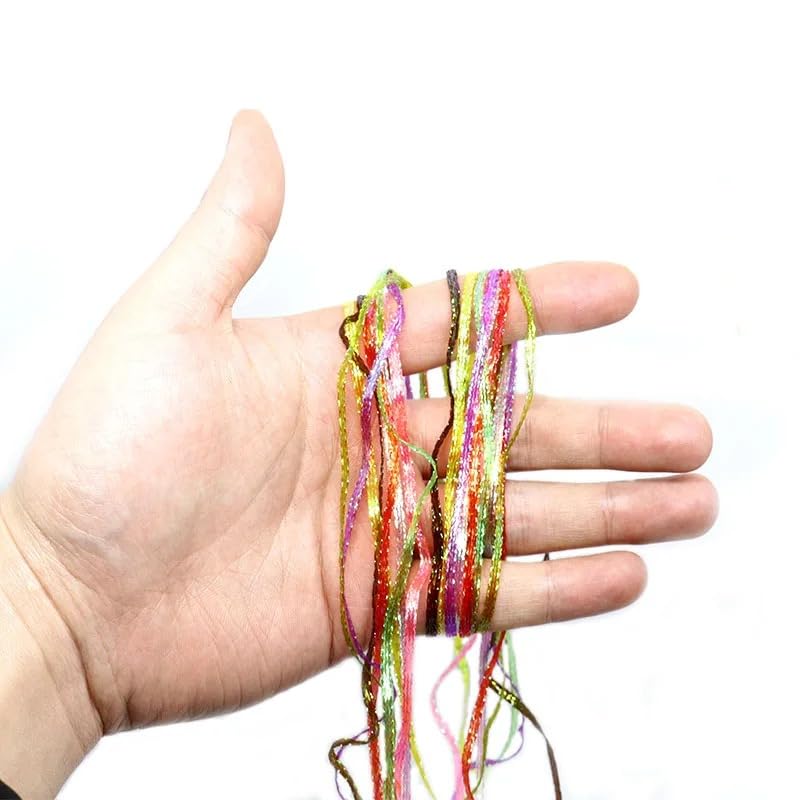 Material de Trenzado Diamante Plano 2 Piezas 10 Colores miniatura 3
