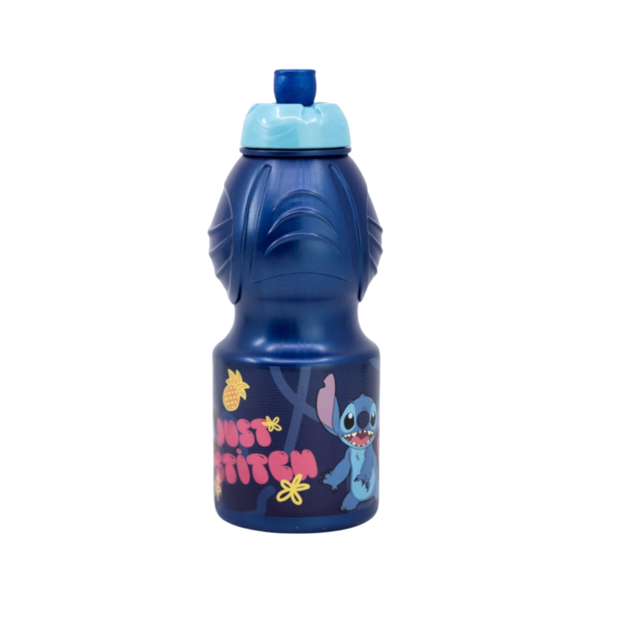 PASO - Schulranzen für Jungen und Mädchen, 6er-Set - Schul-Rucksack für Kinder mit Federmäppchen - Schuhbeutel Trinkflasche und Brotdose - Stitch Motiv - 1-3 Klasse