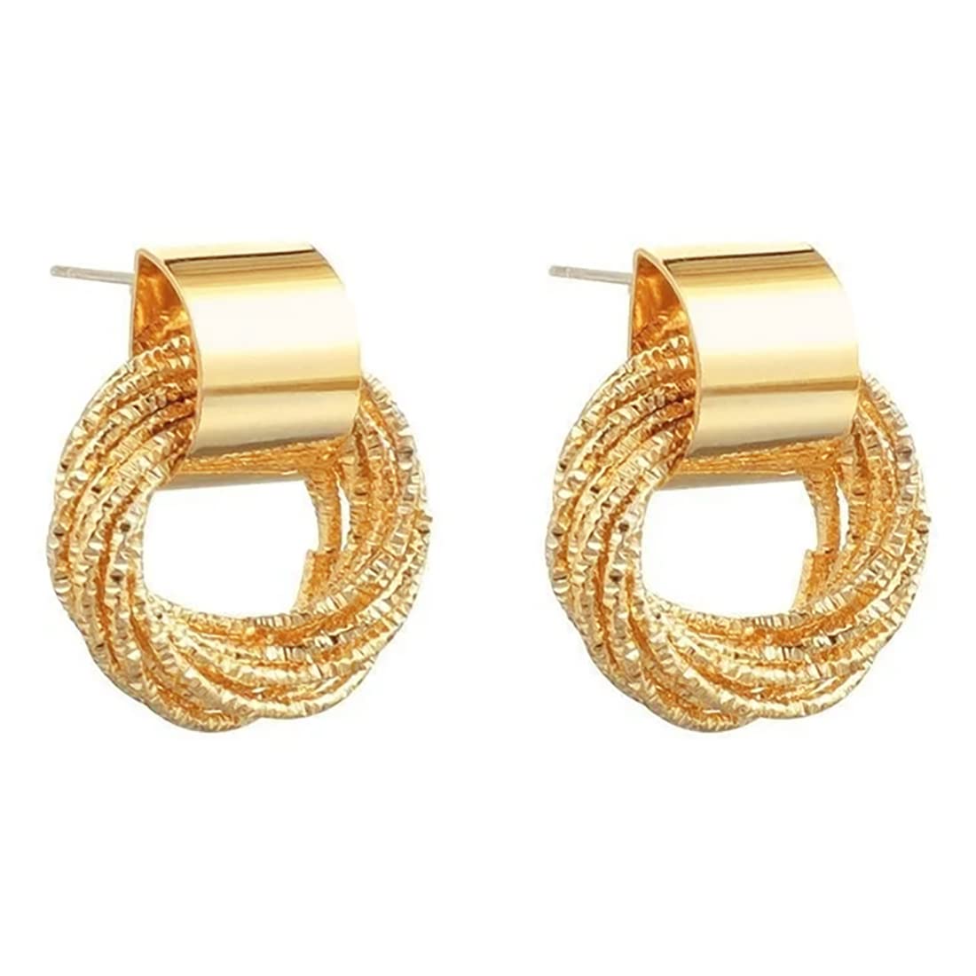See full amazon price history chart for Fresh Vibes Golden Multi Knotted Hoop Rings Korean Earrings for Women - Stylish Gold Plated Statement Fashion Earings Fresh Vibes Golden Multi Knotted Hoop Rings Korean Earrings for Women - Stylish Gold Plated Statement Fashion Earings (B0C6KM51MD) Amazon Price History, Amazon Price Tracker