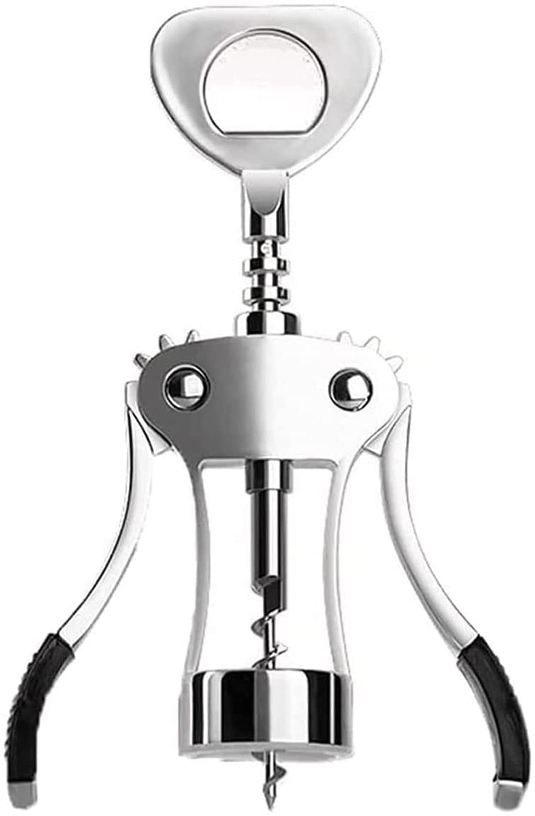WWBY Bottle Opener Corkscrew Set,Wing Cork Screw Grip,Multifunctional Wine Beer Bottle Opener, Wine Corkscrew for all Cork Stoppered and Beer Cap Bottles