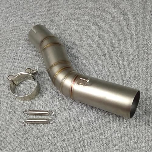 Tube d'échappement mi-lien en acier inoxydable pour moto Suzuki GSXR1000 2005 2006