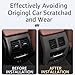 Self-Adhesive Suede Decorative Film for Car - Headliner/Dash/Door/Trunk | Stretchable & Scratchproof Ultra-Fiber Leather | DIY Peel & Stick 10