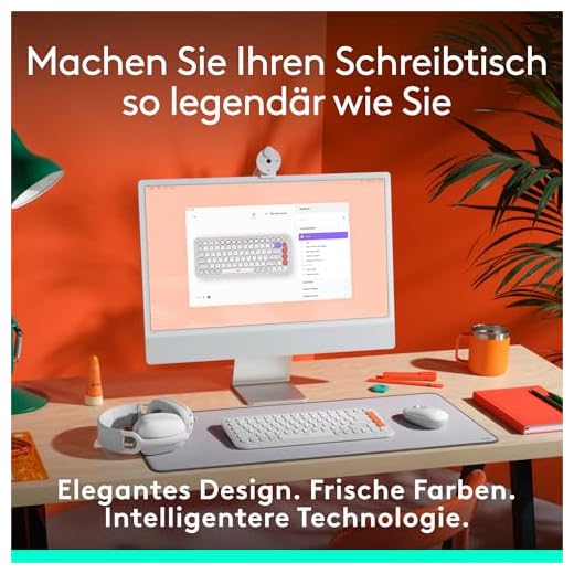 Logitech POP ICON KEYS kabellose Tastatur