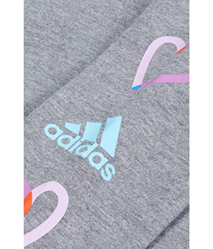 adidas Girls' Long Sleeve Hooded Graphic Tee2