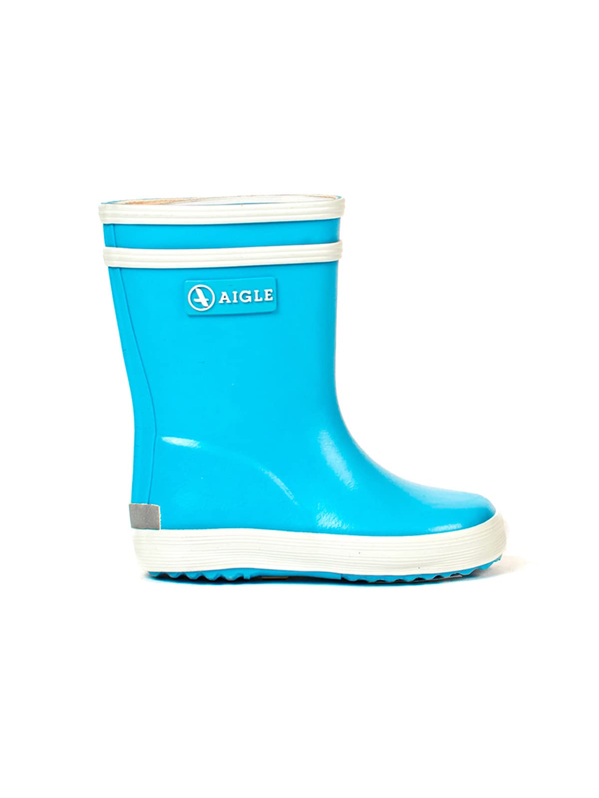 Aigle Unisex Kids Baby Flac Wellington Boots, Blue Bleu Ciel, 4.5 UK Child