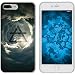 Produktbild PhoneNatic Case kompatibel mit Apple iPhone 8 Plus Silikon-Hülle Element Luft M1