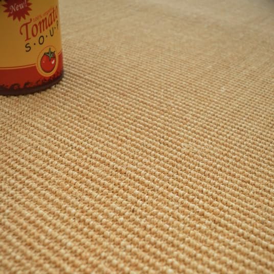 Decoweb Tapis sisal Yucatan Naturel - Ganse Beige - 80 x 150 cm