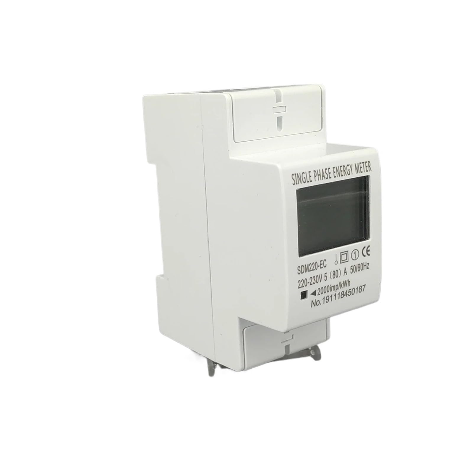 Compteur électrique monophasé 80A 230V avec écran LCD rétroéclairé - 5