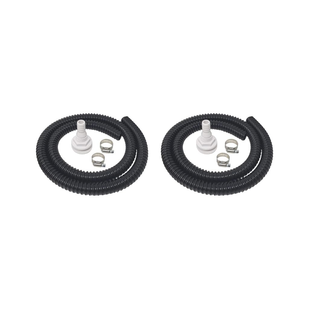 Kit Tubo Flessibile Per Pompa Di Sentina Weikeya - PVC 5 Piedi, Diametro 1 1/8", Con Morsetti E Passascafo