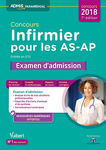 Télécharger Concours Infirmier pour les AS-AP - Entrée en IFSI - Examen d'admission - Aide-soignant et Auxiliai PDF Ebook En Ligne