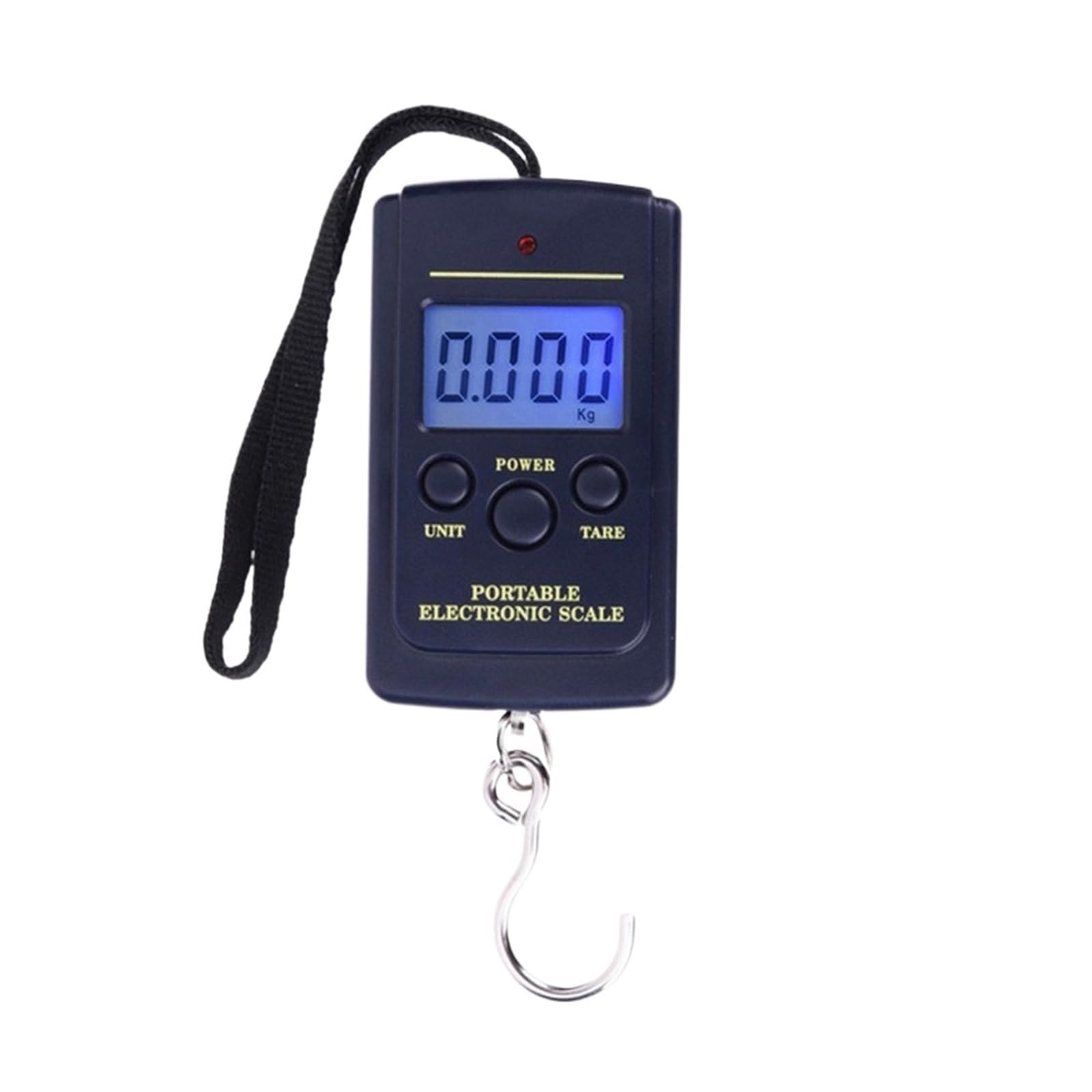 Bilancia per bagagli, Bilancia digitale portatile da 5 pezzi, 40 kg/10 g, elettronica, con gancio appeso, for pesca e bagagli,per valigia da viaggio
