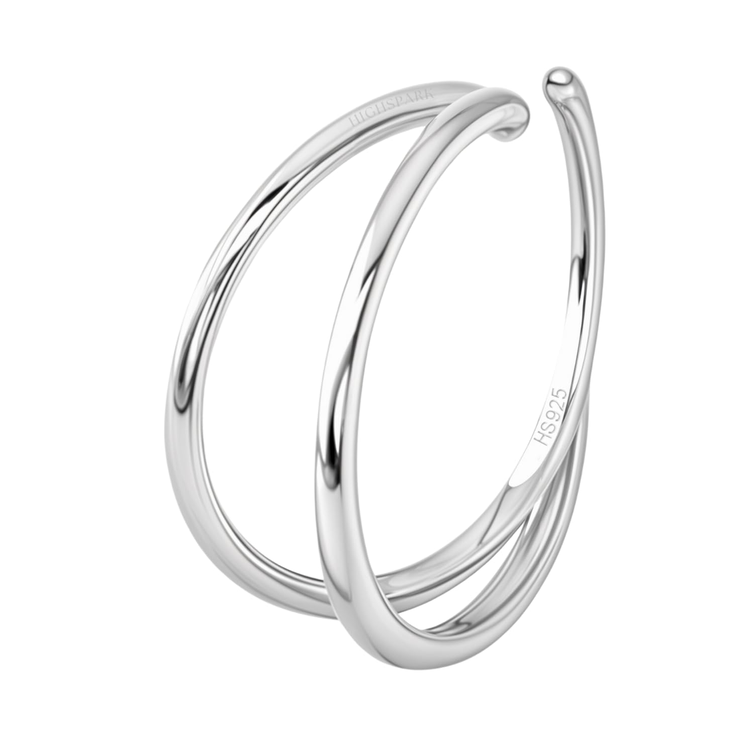 925 Silver Nose Ring for Women | 92.5 Sterling Silver & Stunning Shine | Lovely Gift for Women & Girls - Double Line