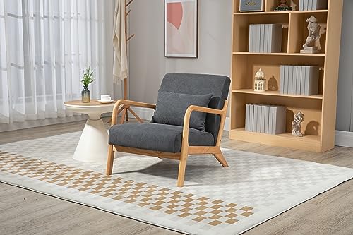 Sillón Plegable Algodón Gris