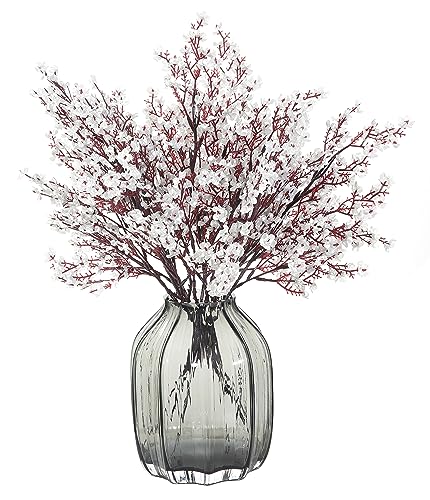 Fleurs Artificielles d'haleine de bébé Artificielles Gypsophiles 6 Bundles Européennes Fausses Plantes en Soie Décor De Fête De Mariage Décoration...