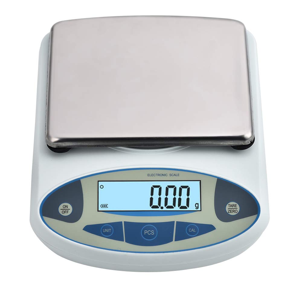 High Precision Lab Scale Digital Analytical Electronic Balance Laboratory Lab Precision Scale Jewelry Scales Kitchen Precision Weighing Electronic Scales 0.01g (3000g/0.01)