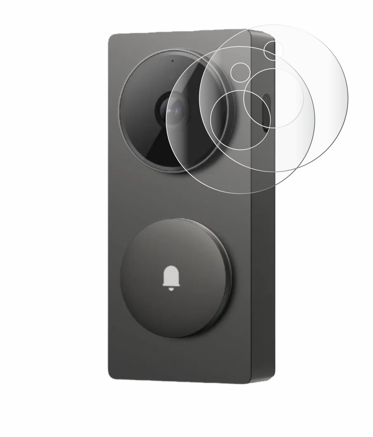 BROTECT BROTECT 2 Stück Full-Cover Schutzfolie für Aqara Hub G410 Full-Screen Displayschutz-Folie [3D Curved, Anti-Fingerprint, Kristall-Klar]