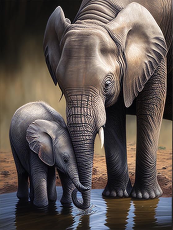 Kit de pintura de diamantes 5D para bricolaje, animales coloridos, taladro completo, kits de pintura de diamantes, arte de diamantes de animales,