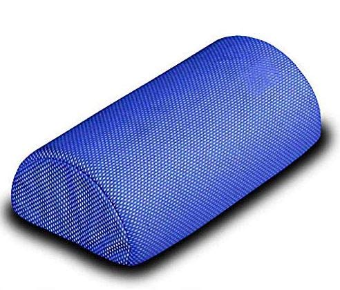 EVERGREENWEB ✅ Reisekissen aus 100% Memoryschaumstoff mit Atmungsaktivem 3D Kissenbezug, Blau, Kissen Ideal im Flugzeug, Auto, Zug, Orthopädisch, Ergonomisch, Visco Kissen, Camping Kissen (Beinkissen) Cover