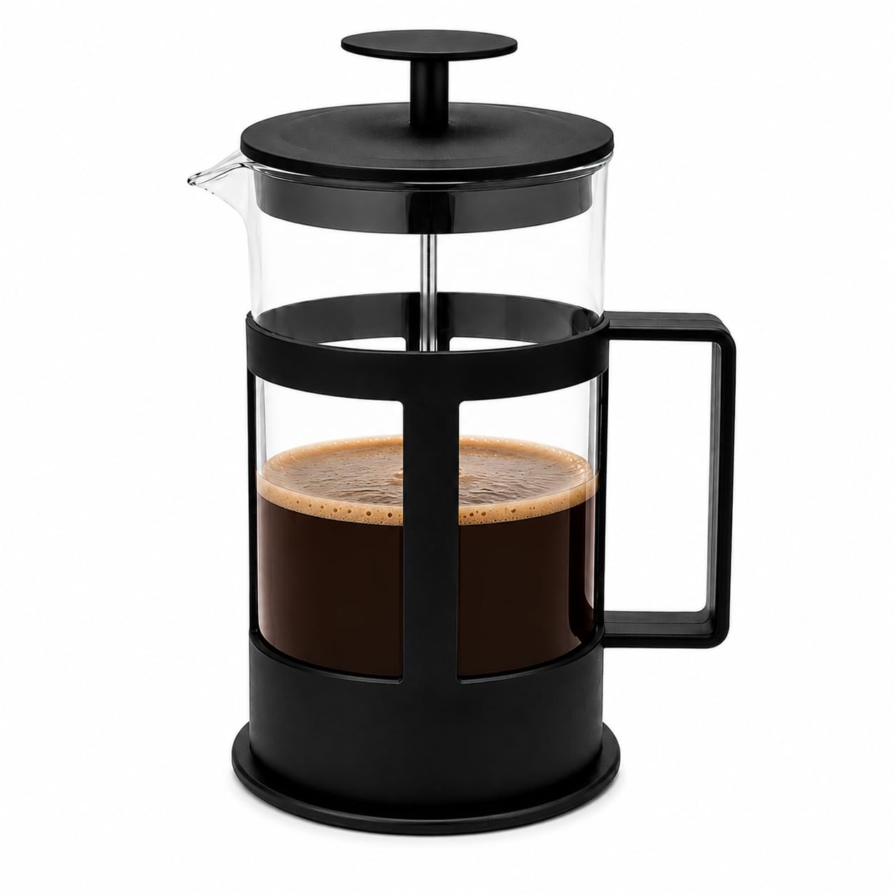 Cafeteira Francesa Prensa Francesa 600ml Vidro Borossilicato Filtro Inox