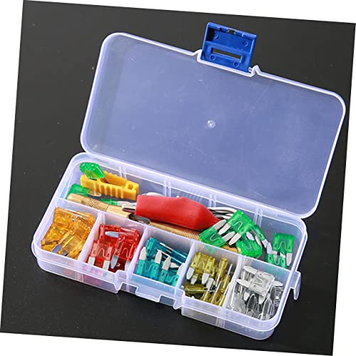 Kit probador de fusibles para automóvil, 60 piezas, 5-30 A, tipo de inserción con carcasa de zinc y plástico miniatura 6