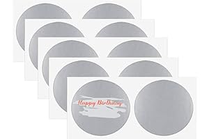 Yesallwas Premium 2" Scratch Off Stickers for DIY Projects and Labeling