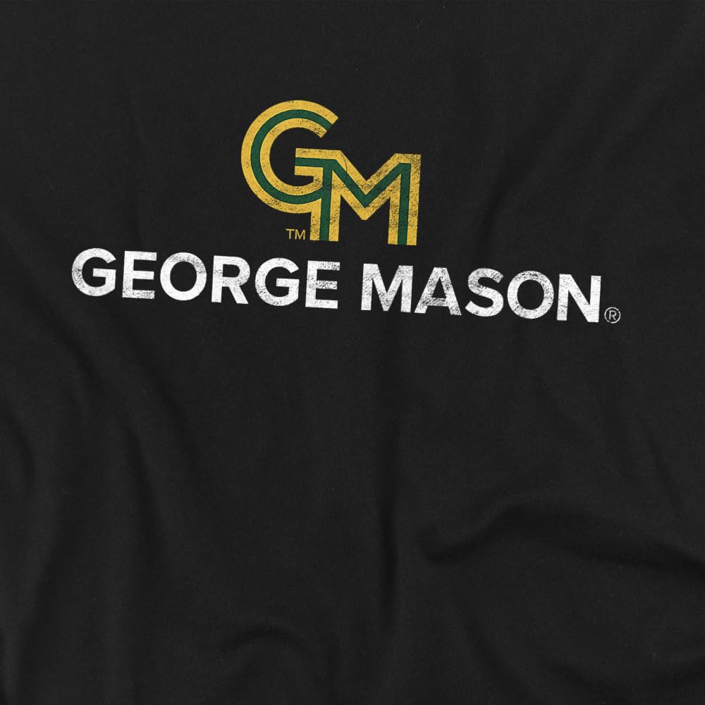 George Mason University Official Patriots Logo Unisex Infant Snap Suit for Baby,Black, 18 Months