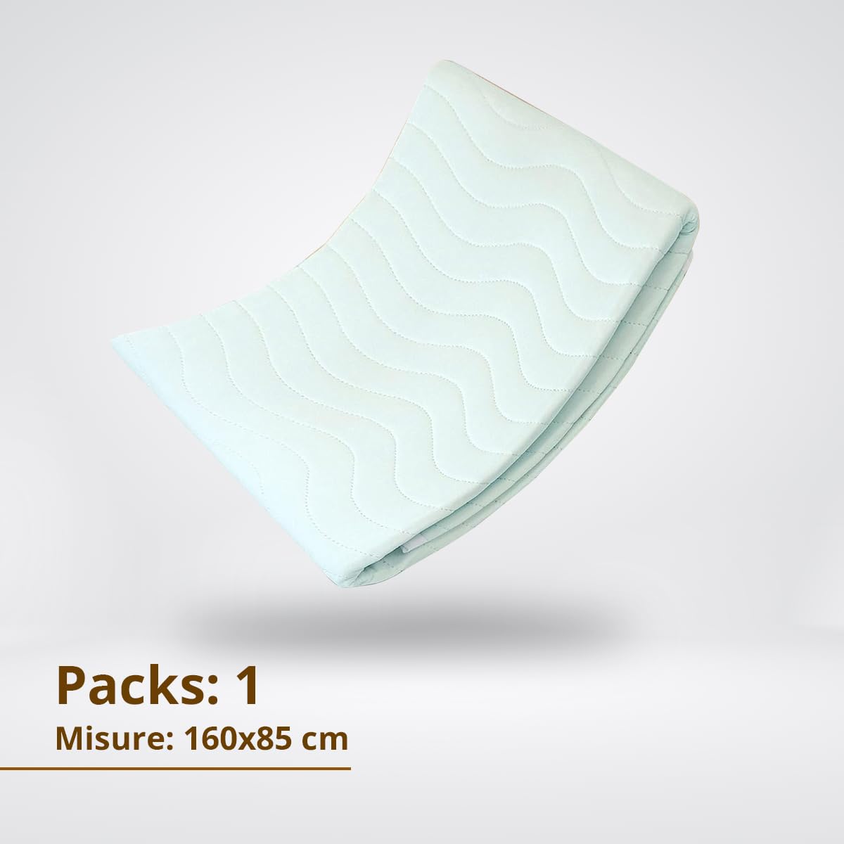 Salvamaterasso Impermeabile Lavabile 160 x 85 con Ali - PimPam Factory Traverse Letto Anziani