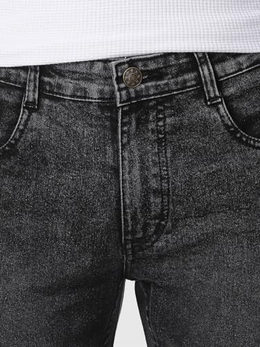 Image of Neostreak Men's Regular Fit Heavy Washed Jeans Stretchable