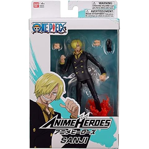 Figura articulada de Sanji de One Piece Anime Heroes Cover
