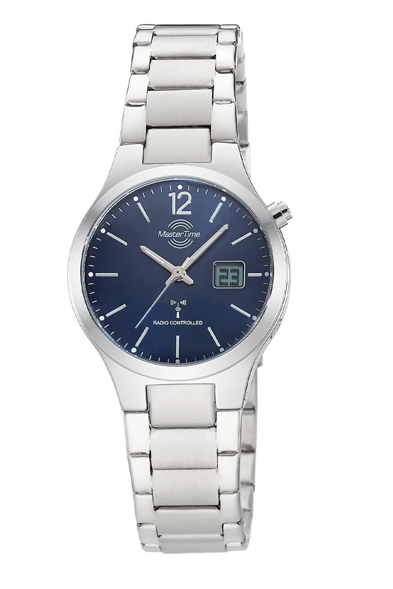 Master Time Funk Quarz Damen Uhr Analog-Digital mit Edelstahl Armband MTLA-10912-31M
