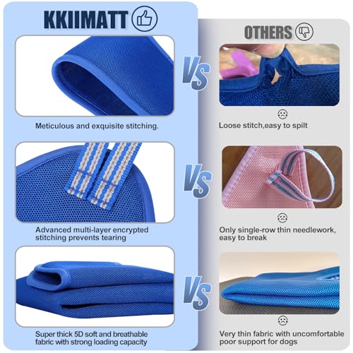 Image of Kkiimatt 10 in 1 Pet Grooming Hammock Harness with Nail Clippers /Trimmer, Nail File, Dog Hammock /Grooming Sling for Nail Trimming /Clipping