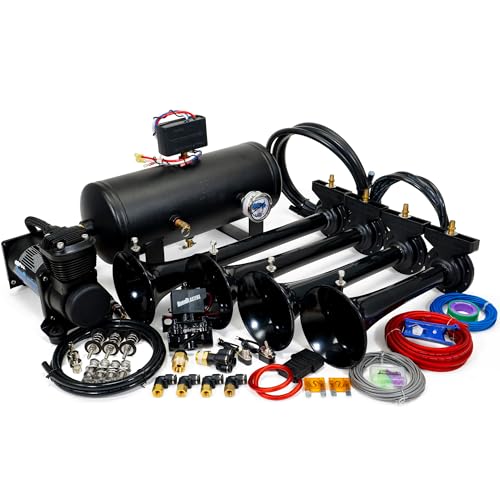 Hornblasters HK-S4-232 Conductor'S Special 232 2-Gallon 150Psi Train Horn Kit cover