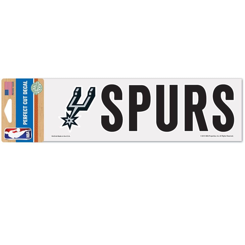 Wincraft Multicoloured Nba Perfect Cut Decal 8X25cm San Antonio Spurs