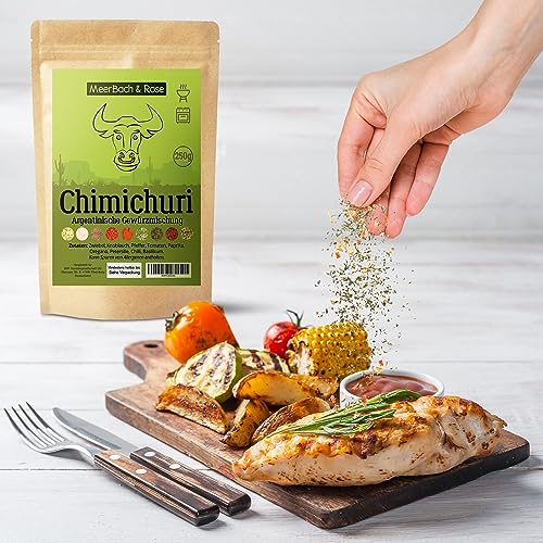 Chimichurri Gewürzmischung, 250g Chimi Churri, Argentinisches Gewürz, Chimichurri Gewürz, perfekt zum Grillen!