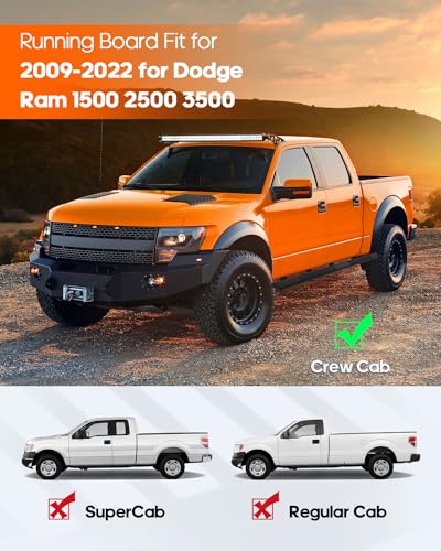 Estribos de 5.5 Pulgadas para Dodge Ram 1500 2500 3500 miniatura 3