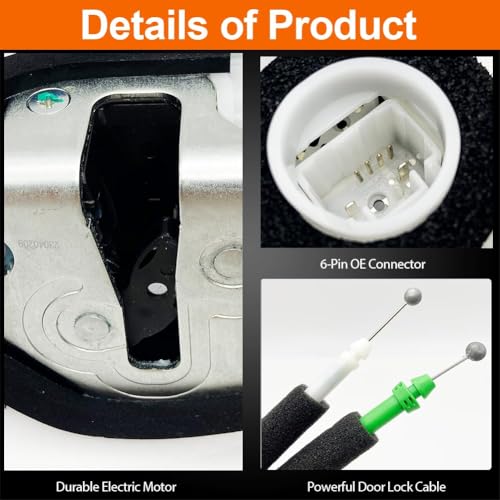 Image of Door Lock Actuator Compatible with 2007-2011 GS350 GS450h, 2008-2011 GS460, 2006 GS300 GS430 Front Driver Left Side