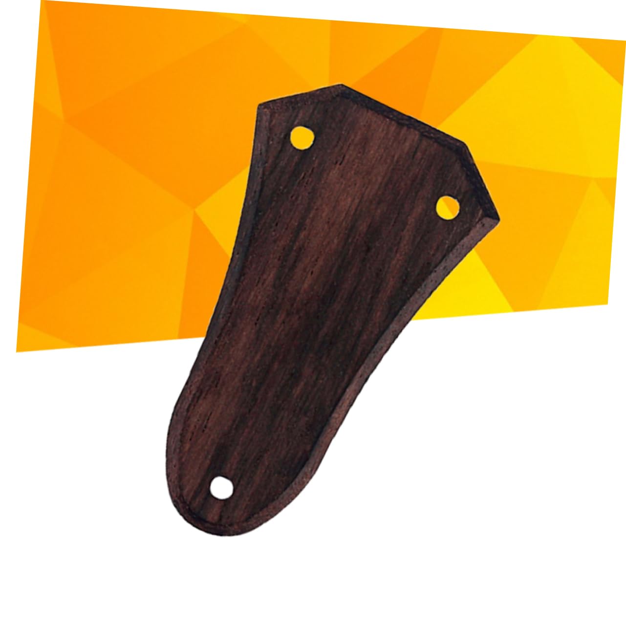 FAVOMOTO Easy Install Gr100 Rosewood Truss Rod Cover for Acoustic Guitar 3 Hole Guitar Truss Rod Part