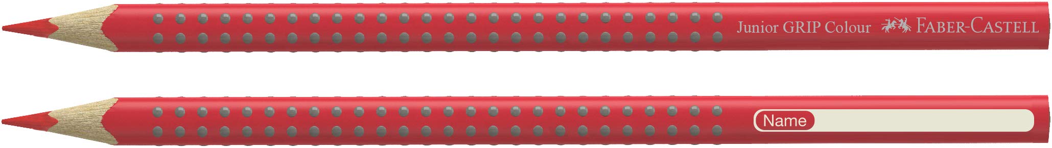 Faber-Castell Grip Junior kolorowe kredki, 10 kolorów w kartonowym pudełku, 116260
